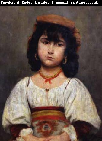 Ion Georgescu Portrait of a Little Girl